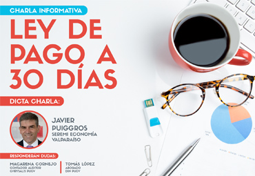 Charla informativa "Ley de Pago a 30 días"