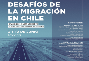 Escuela de Derecho invita a seminario sobre desafíos de la migración en Chile
