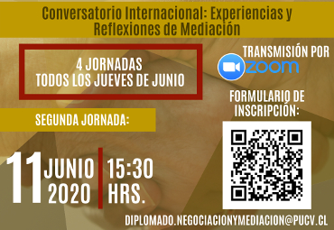 Escuela de Derecho continúa Conversatorio Internacional sobre Mediación