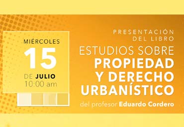 Presentación libro "Estudios sobre propiedad y Derecho urbanístico"