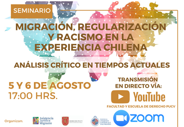 Seminario: “Migración, regularización y racismo en la experiencia chilena; análisis crítico en tiempos actuales”