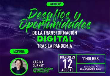 Webinar DINamo “Desafíos y oportunidades de la transformación digital tras la pandemia”