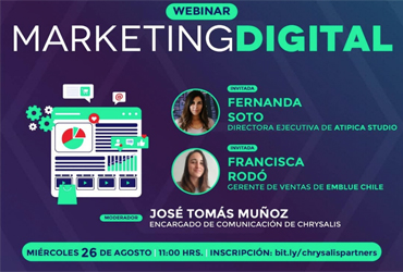 Webinar Chrysalis: "Marketing Digital"