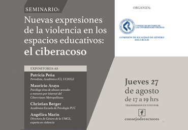 Seminario “Nuevas expresiones de la violencia en los espacios educativos: el ciberacoso”