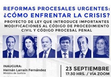 Seminario Reformas procesales urgentes: ¿Cómo enfrentar la crisis?