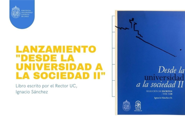 Rector Elórtegui participa en presentación del libro “Desde la Universidad a la sociedad II”