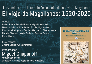 EUV invita a lanzamiento del libro "El viaje de Magallanes: 1520-2020"
