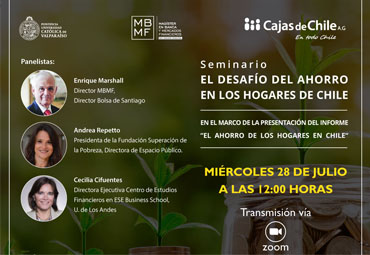 Seminario "El desafío del ahorro en los hogares de Chile"