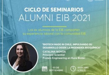 Invitan a Seminario: "Biotech made in Chile, impulsando su desarrollo desde la Ingeniería Bioquímica"