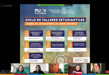 Con alta participación comenzó Ciclo de Talleres Estudiantiles para el Desarrollo Sostenible en la PUCV - Foto 2