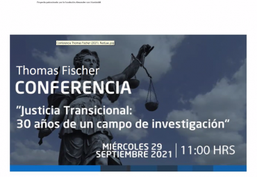Realizan conferencia “Justicia Transicional: 30 años de un campo de investigación” - Foto 1