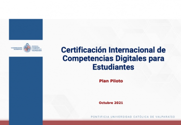 PUCV inicia certificación de las Competencias Digitales de los alumnos de pregrado - Foto 2