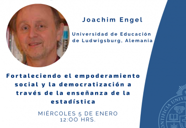 Magíster en Estadística invita a conferencia de académico Joachim Engel - Foto 1