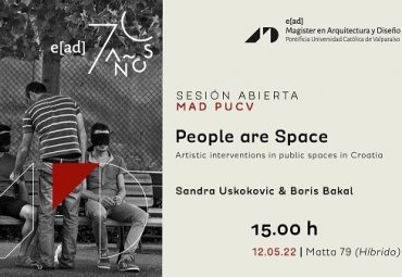 Charla “People are Space. Artistic interventions in public spaces in Croatia”