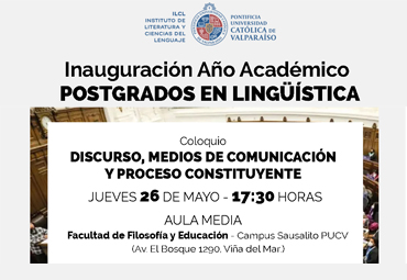 Inauguración Año Académico Postgrados en Lingüística