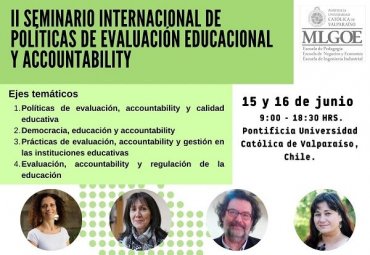 Magíster en Liderazgo y Gestión en Organizaciones Escolares invita a II Seminario Internacional Políticas de Evaluación Educacional - Foto 1