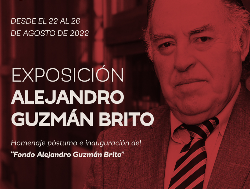 PUCV invita a la comunidad a conocer el legado del ex alumno de la Facultad de Derecho, profesor y jurista, Alejandro Guzmán Brito