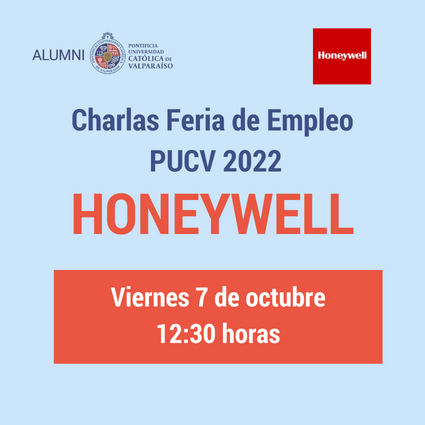 Charlas Feria de Empleo PUCV 2022: Honeywell - Foto 1