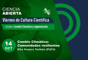 Charla "Cambio climático: comunidades resilientes"