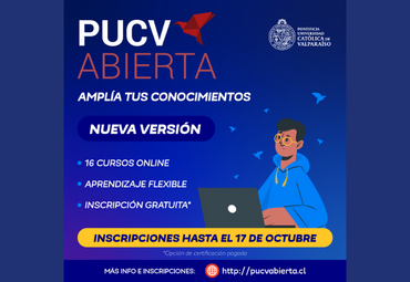 ¡PUCV Abierta abrió las inscripciones para los cursos gratuitos!
