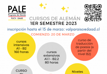 PUCV comienza cursos de alemán para primer semestre 2023