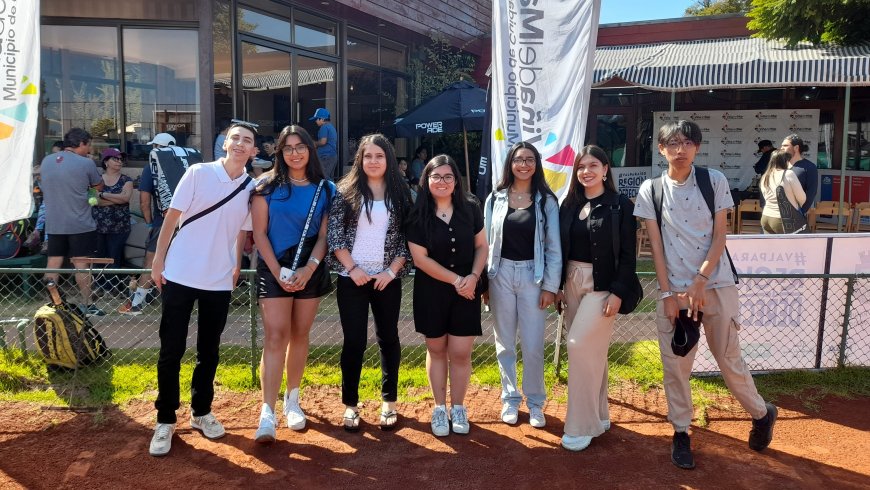 Estudiantes de Periodismo participaron como voluntarios en ATP Challenger de Viña
