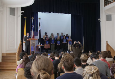 En emotiva ceremonia despiden a estudiantes extranjeros