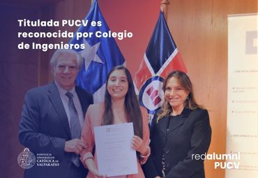 Cristina Fritis es premiada por Colegio de Ingenieros como mejor titulada de Ingeniería Civil Química