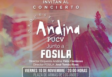 Orquesta Andina y Orquesta FOSILA realizarán concierto en Los Andes