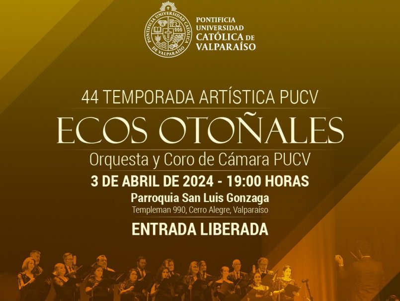 Orquesta y Coro de Cámara PUCV se presentarán en Parroquia San Luis Gonzaga