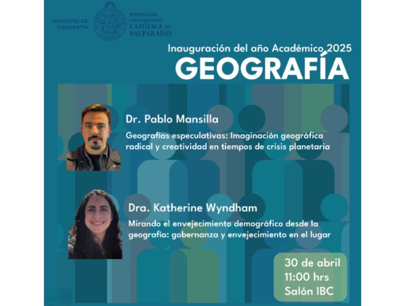 Inauguración del Año Académico del Instituto de Geografía