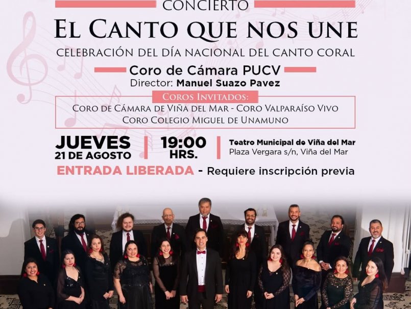 Universidad conmemorará Día Nacional del Canto Coral en Viña del Mar