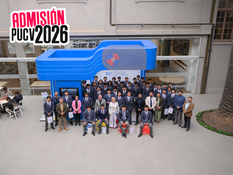 PUCV recibe a estudiantes del Colegio Rubén Castro en fraterna jornada
