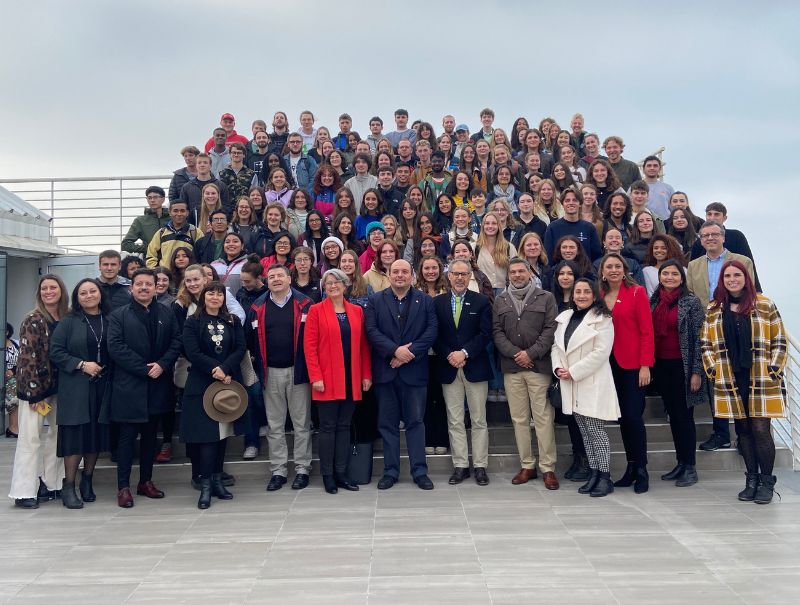 Ceremonia de Bienvenida Estudiantes Extranjeros