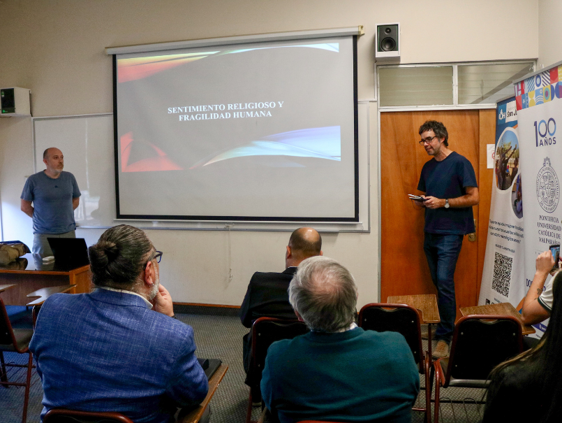 Conversatorio sobre fragilidad humana dio inicio a convenio entre postgrados del Instituto de Filosofía y el Sanatorio Marítimo de Viña del Mar