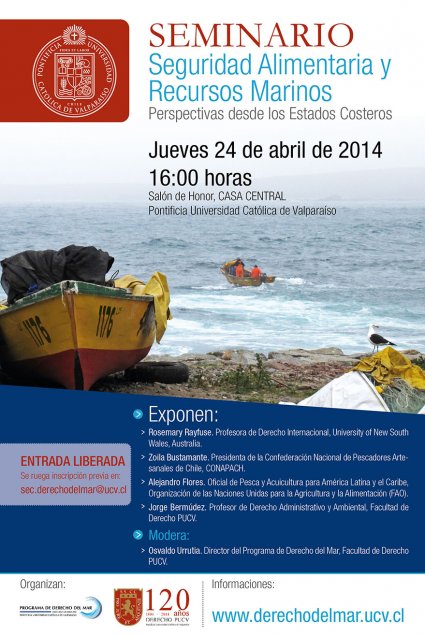 Seminario sobre Seguridad Alimentaria y Recursos Marinos.