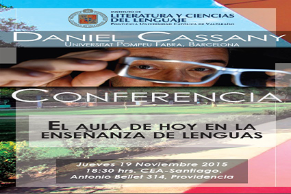 Conferencia Daniel Cassany "El aula de hoy en la enseñanza de lenguas"