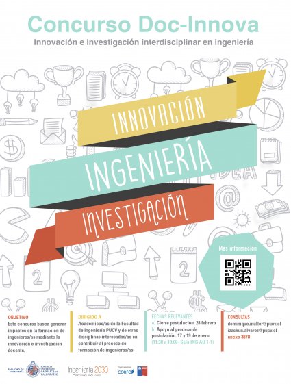 Se extiende plazo de postulación a Concurso Doc-Innova