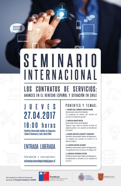 Seminario internacional “Los contratos de servicios: avances en el Derecho español y situación en Chile”