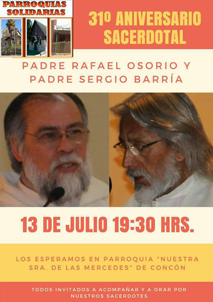 31er Aniversario Sacerdotal Padre Rafael Osorio