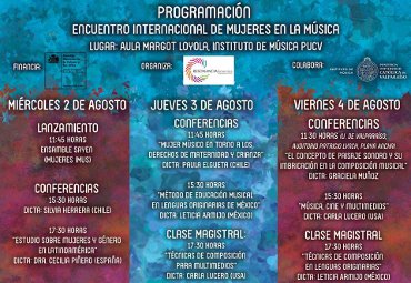 IMUS realizará I Encuentro Internacional de Mujeres en la Música