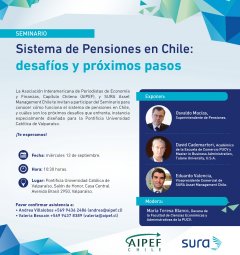 Seminario "Sistema de Pensiones en Chile: desafíos y próximos pasos"