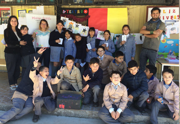 Proyecto Imaginarios de la naturaleza realizó talleres y exposición itinerante en colegios de la Región