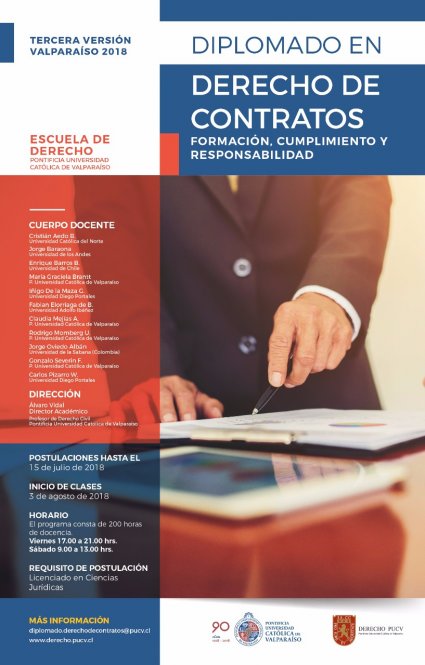 Postulaciones Diplomado en Derecho de Contratos - Valparaíso
