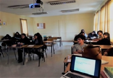 Se realiza charla sobre cupo PACE en Escuela Manuel Montt
