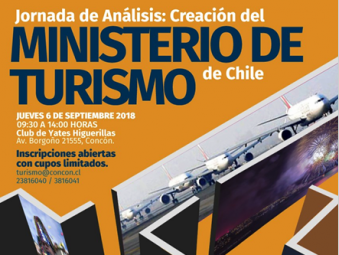 Dr. Rodrigo Figueroa Sterquel participa como orador en Jornada de Reflexión: Creación del Ministerio del Turismo en Chile representa a SOCIETUR.
