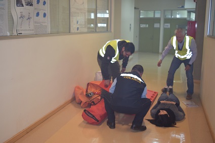 Simulacro de Incendio en Campus Curauma