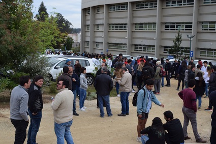 Simulacro de Incendio en Campus Curauma