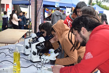 Facultad de Ciencias participa en feria científica de Llay Llay
