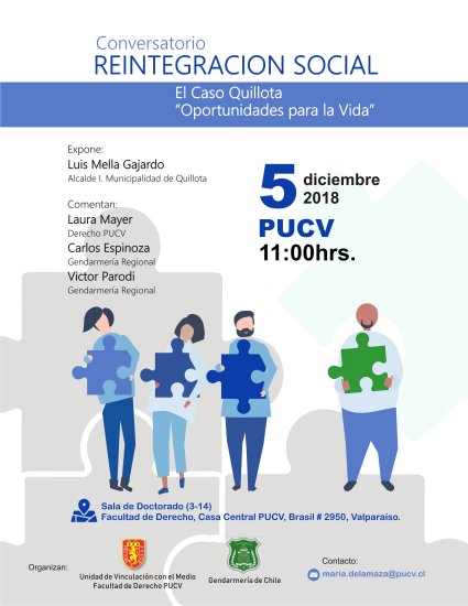 Conversatorio sobre Reintegración social: "El caso Quillota. Oportunidades para la vida"